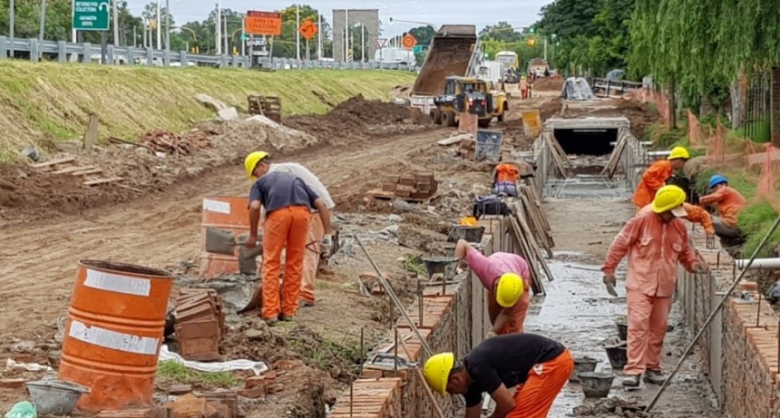 Avanzan las obras viales e h&iacute;dricas en la Ruta Provincial 1