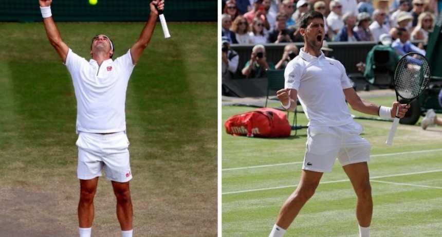 Wimbledon: cu&aacute;ndo juegan y por d&oacute;nde Roger Federer y Novak Djokovic
