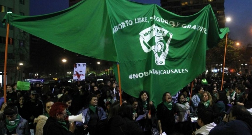 S&eacute;ptima marcha en Chile por el aborto legal