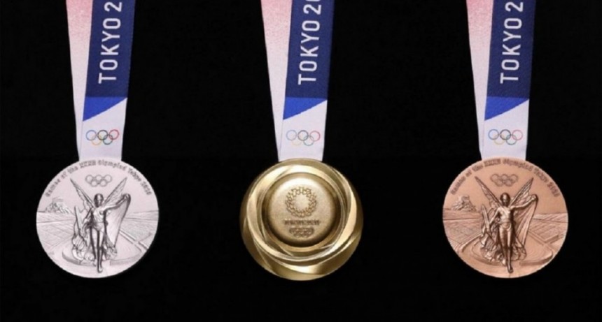 Las medallas de los Juegos Ol&iacute;mpicos de Tokio 2020 se hicieron con material reciclado