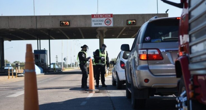 Comenzaron los controles para limitar el ingreso a la provincia de Santa Fe