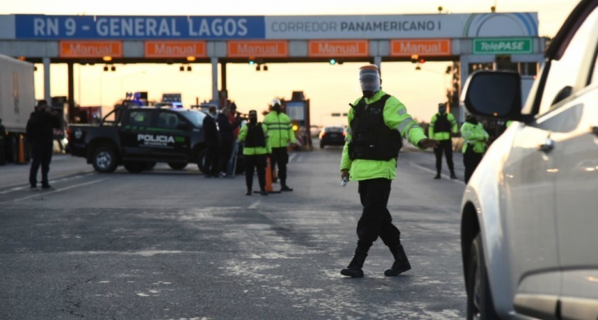 La provincia hizo retornar a 352 veh&iacute;culos a su lugar de origen durante el fin de semana largo