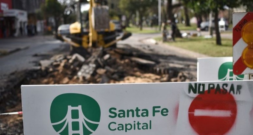 Corte de tr&aacute;nsito por trabajos de bacheo
