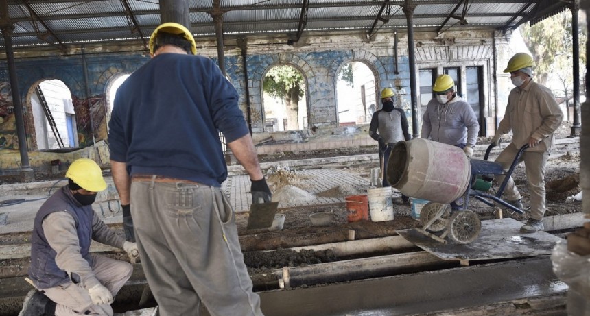 La puesta en valor de la Estaci&oacute;n Mitre presenta un avance del 50%
