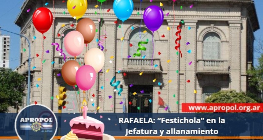 Fiesta en la Jefatura de Rafaela: Fue un hecho lamentable y doloroso para todos