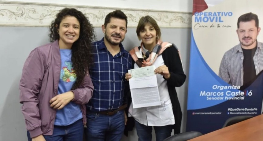 Castell&oacute; entreg&oacute; aportes del Plan de Fortalecimiento Institucional