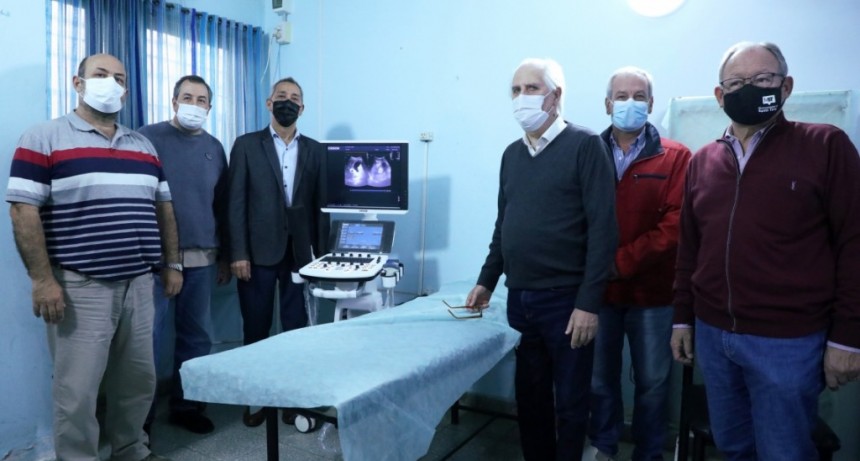 La Provincia entreg&oacute; un nuevo ec&oacute;grafo al Samco de Santo Tom&eacute;