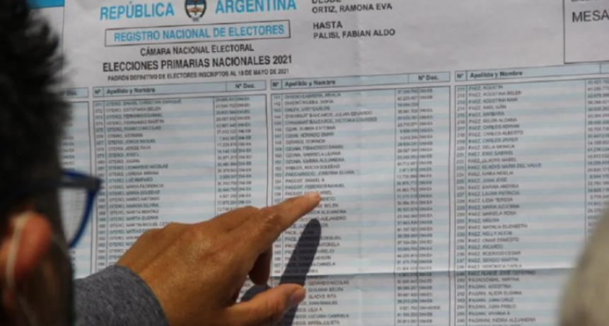 D&oacute;nde voto: consult&aacute; el padr&oacute;n electoral para las elecciones 2023