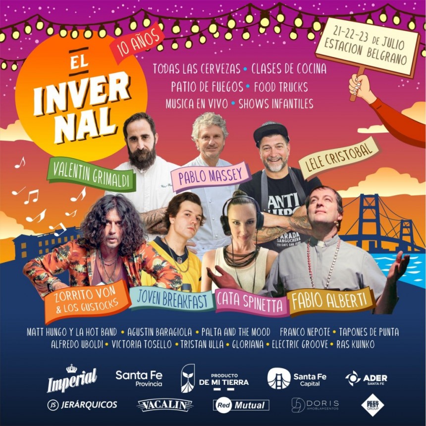 Llega El Invernal: conoc&eacute; la programaci&oacute;n completa del Festival Cervecero y Gastron&oacute;mico