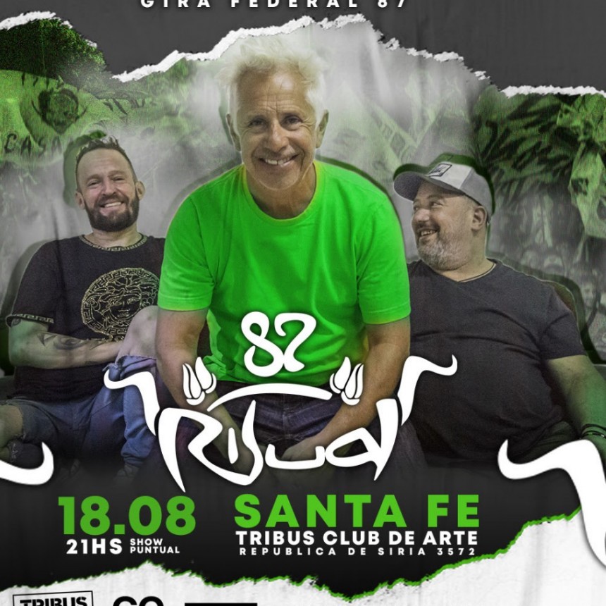 Ritual 87, la banda integrada por fundadores de Los Piojos, llega a Tribus