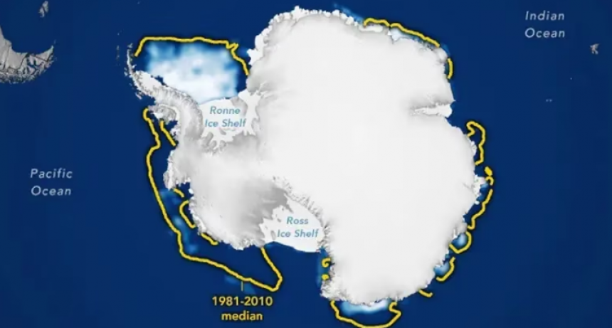 Desapareci&oacute; de la Ant&aacute;rtida un pedazo de hielo del tama&ntilde;o de la Argentina
