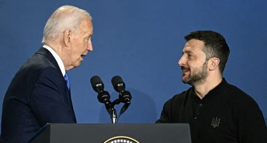 Joe Biden present&oacute; como &ldquo;presidente Putin&rdquo; a Zelenski en la cumbre de la OTAN