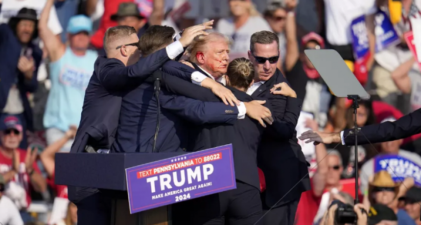 Donald Trump, luego del atentado: "Sent&iacute; la bala atravesando la piel"