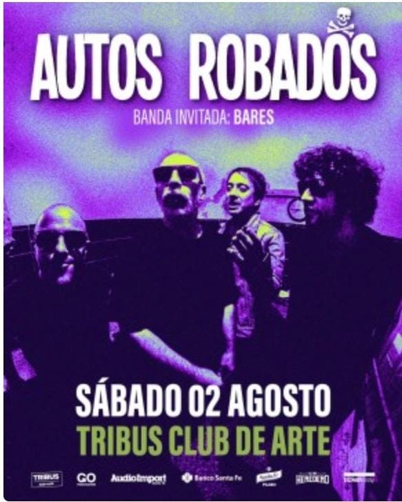 Autos Robados regresa a Santa Fe presentando 