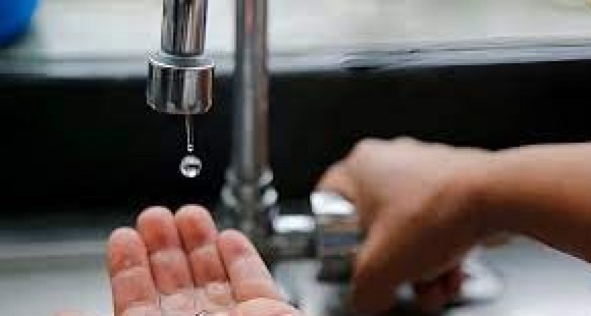 Habr&aacute; baja presi&oacute;n de agua este jueves a la madrugada en la ciudad