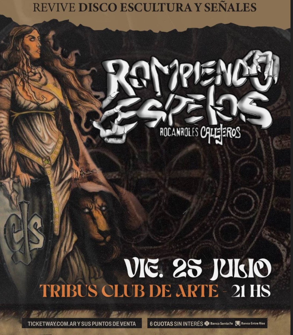 Rompiendo Espejos recrea dos discos clásicos de Callejeros en Santa Fe 