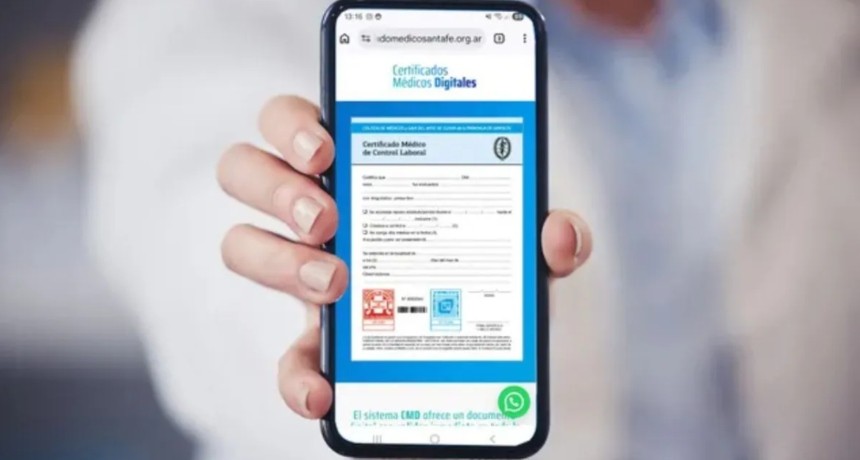 Santa Fe implementa el Certificado M&eacute;dico Digital: c&oacute;mo obtenerlo