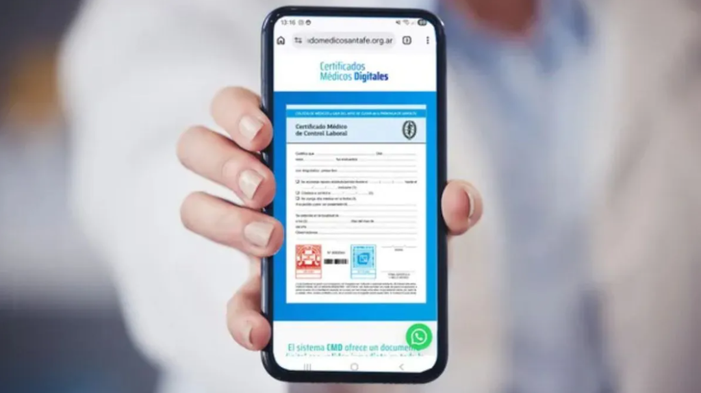 Santa Fe implementa el Certificado M&eacute;dico Digital: c&oacute;mo obtenerlo