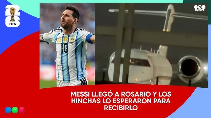 Lionel Messi lleg&oacute; a Rosario: pasar&aacute; unos d&iacute;as de descanso en su casa de Funes