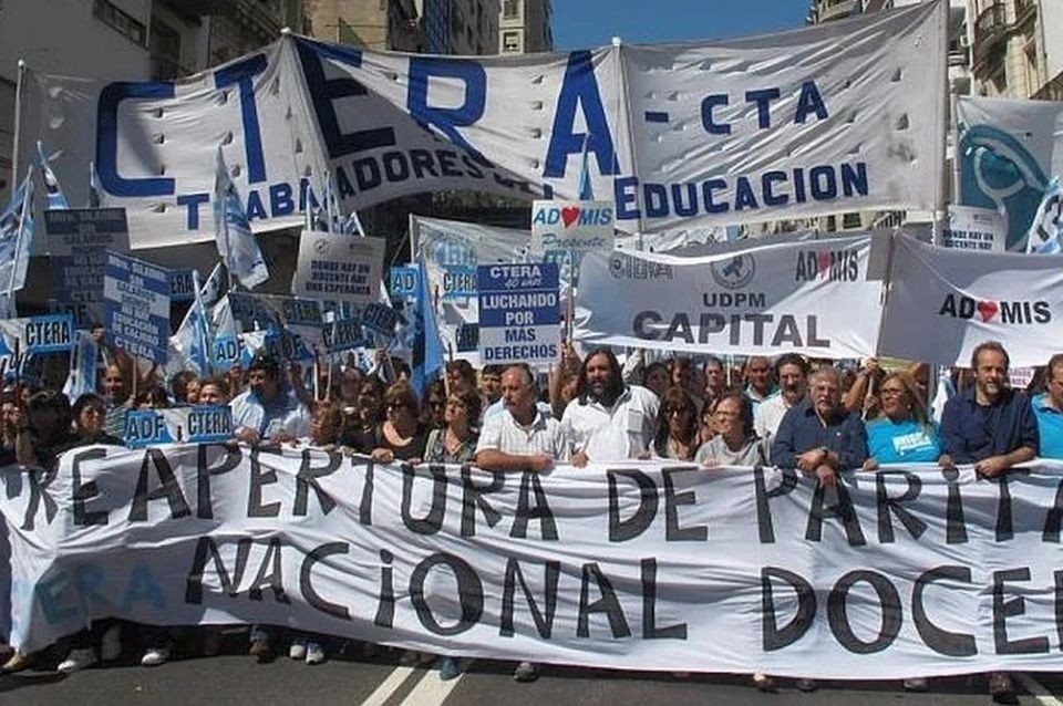 Ctera confirm&oacute; paro nacional docente: Amsafe adhiere en Santa Fe