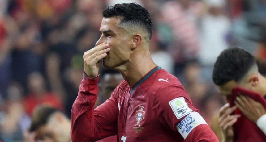 Las l&aacute;grimas de Cristiano Ronaldo luego de su &uacute;ltimo partido en mundiales