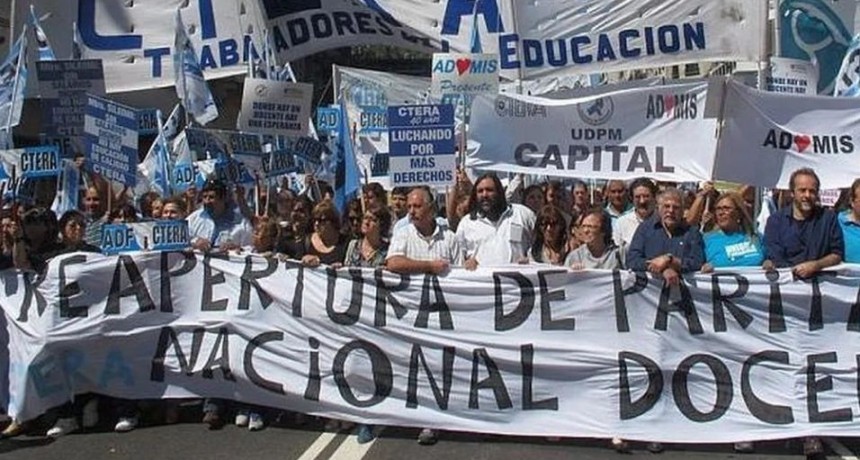 Ctera confirm&oacute; paro nacional docente: Amsafe adhiere en Santa Fe