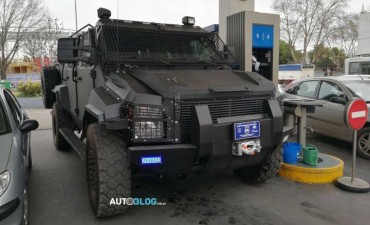 Mir&aacute; el nuevo blindado de Gendarmer&iacute;a que circula por Rosario
