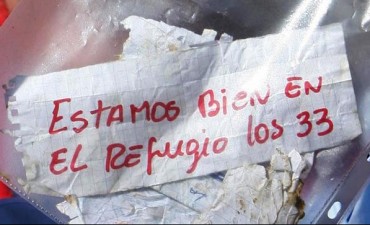 Internan en un psiqui&aacute;trico al minero chileno que escribi&oacute; "Estamos bien en el refugio los 33"