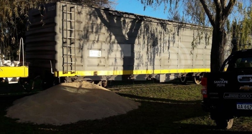 Intentaron robar soja de una formaci&oacute;n del tren
