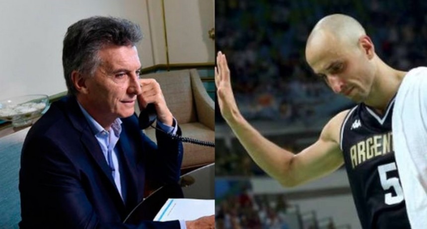 Mauricio Macri le dedic&oacute; un mensaje a Manu Gin&oacute;bili