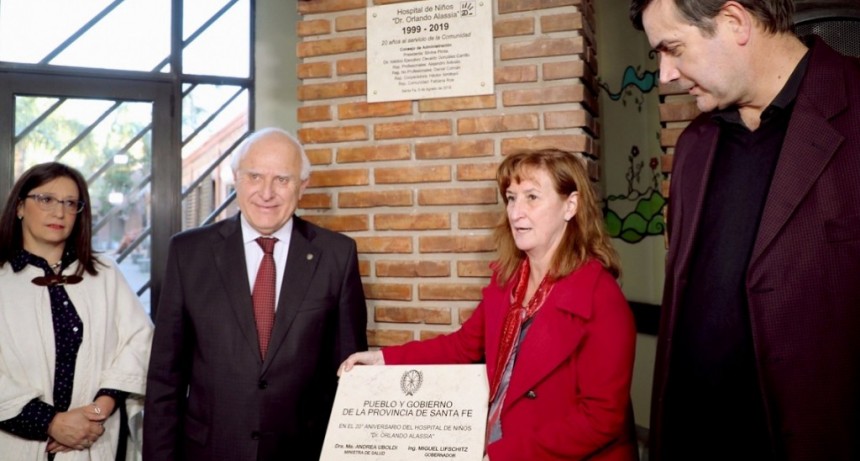 Lifschitz particip&oacute; del 20 aniversario del Hospital de Ni&ntilde;os Dr. Alassia