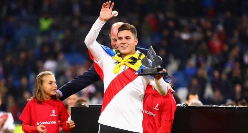 Juanfer Quintero se despidi&oacute; de River