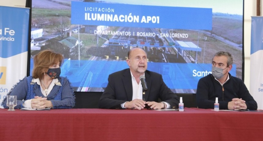 Se conocieron las ofertas para la obra de iluminaci&oacute;n de la autopista Rosario &ndash; Santa Fe 