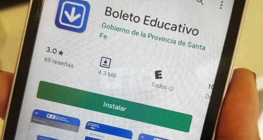 Anunciaron la ampliaci&oacute;n del Boleto Educativo Gratuito para nuevos usuarios