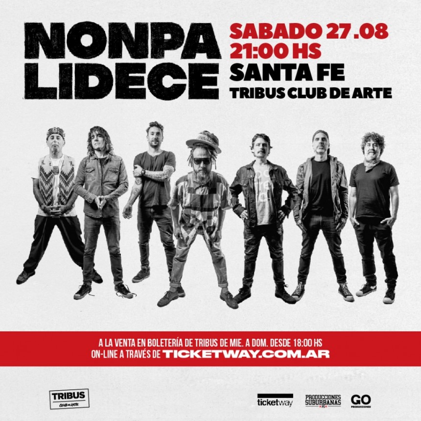 Nonpalidece vuelve a Tribus para presentar su &uacute;ltimo disco y festejar sus 25 a&ntilde;os