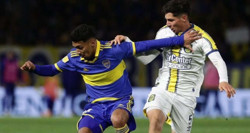 Boca empat&oacute; con Central en la noche de los arqueros