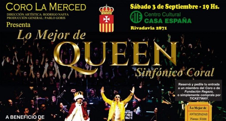 Queen Sinf&oacute;nico Coral en ATE Casa Espa&ntilde;a