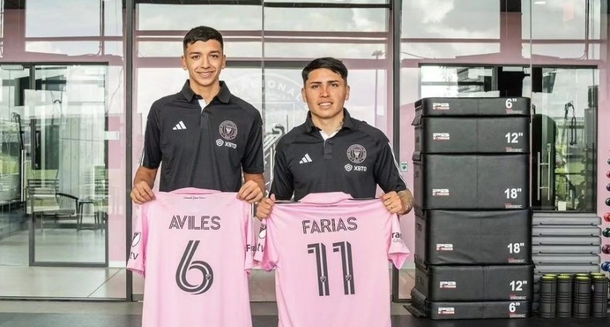 Facundo Far&iacute;as y Tom&aacute;s Avil&eacute;s se sumaron al Inter Miami de Lionel Messi