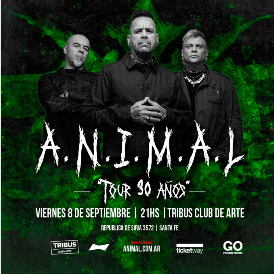 A.N.I.M.A.L vuelve a Tribus para festejar sus 30 a&ntilde;os