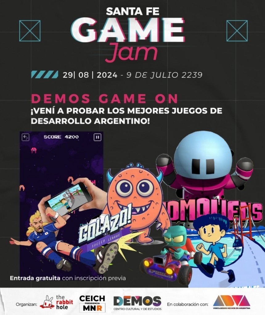 Se realizar&aacute; la primera edici&oacute;n de Game Jam en Demos