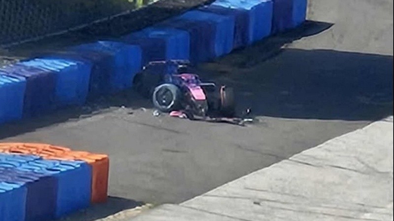 Fórmula 1: Franco Colapinto se accidentó durante una prueba en Hungría, cómo está