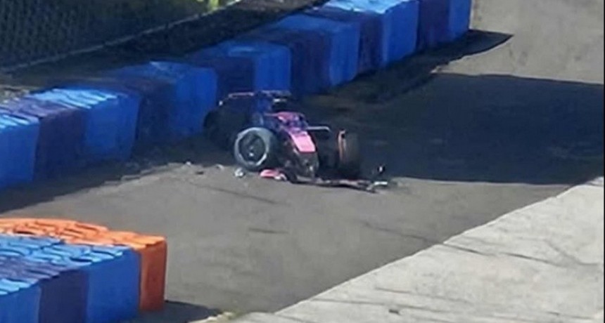 Fórmula 1: Franco Colapinto se accidentó durante una prueba en Hungría, cómo está