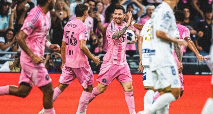 Con doblete de Messi, el Inter Miami abri&oacute; la Leagues Cup con un triunfo ante San Luis