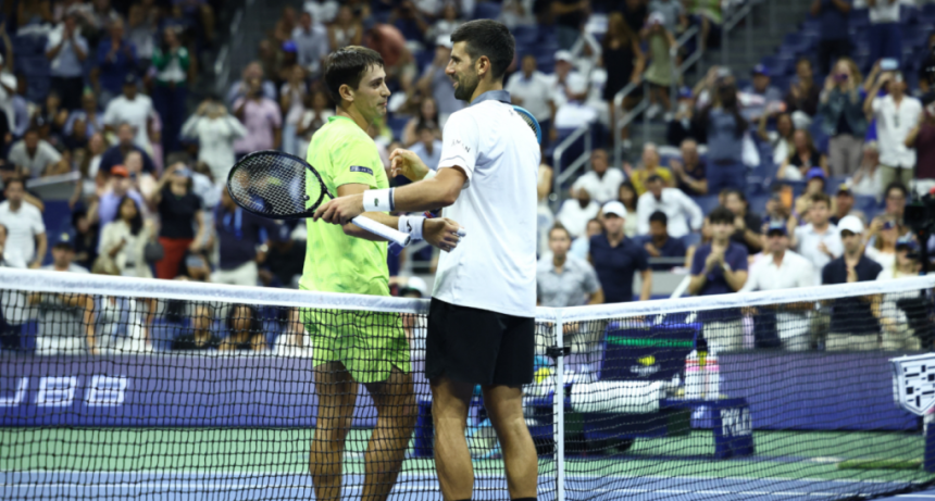 Mariano Navone hizo historia en el US Open: le gan&oacute; a Novak Djokovic en cinco sets