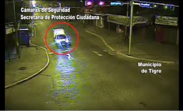 Impresionante persecución: se quiso escapar y terminó volcando