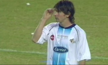La única vez de Messi en la Bombonera
