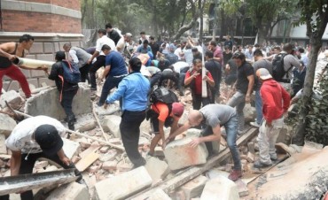 Ascienden a 217 los muertos por el terremoto en M&eacute;xico