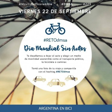 Hoy es un d&iacute;a sin autos ni motos en la ciudad