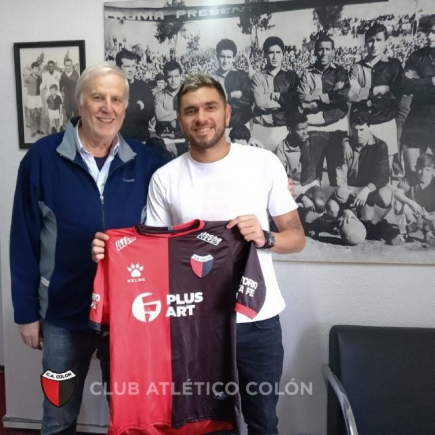 Jorge Ortega fue presentado como nuevo refuerzo de Col&oacute;n