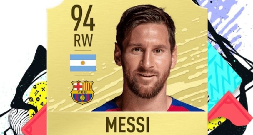 Messi es el mejor jugador del mundo en FIFA 20